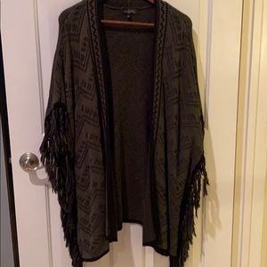 Women’s Open Front Poncho Cardigan